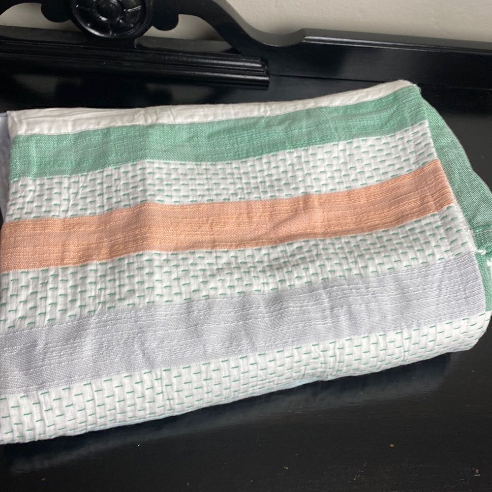 Pottery barn kids crib skirt